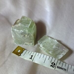 Stunning Green Calcite Rough Pieces - Healing Crystals